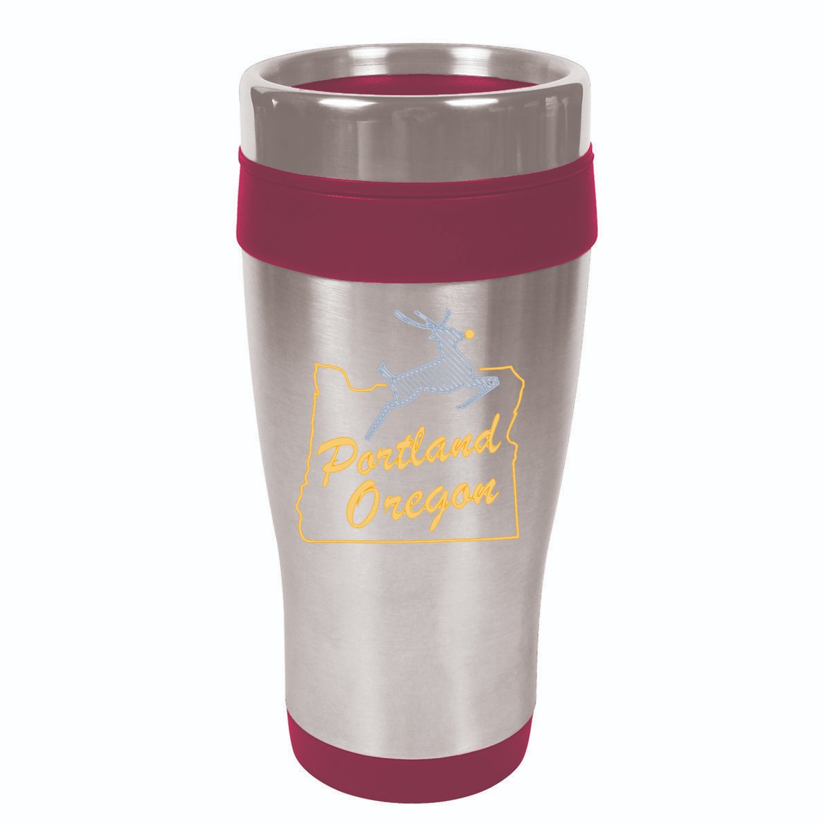 Portland Oregon Swea 16oz Travel Tumbler