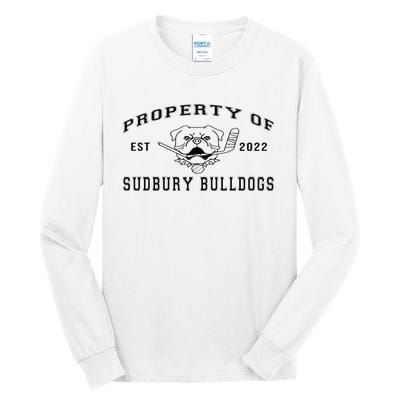 Property Of Sudbury Bulldog Funny Tall Long Sleeve T-Shirt