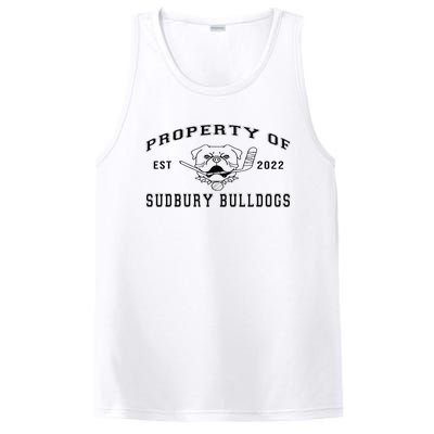 Property Of Sudbury Bulldog Funny PosiCharge Competitor Tank