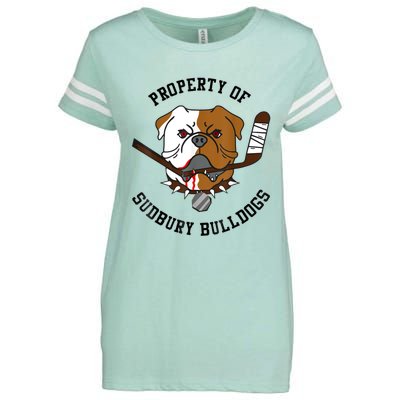 Property Of Sudbury Bulldog Funny Enza Ladies Jersey Football T-Shirt