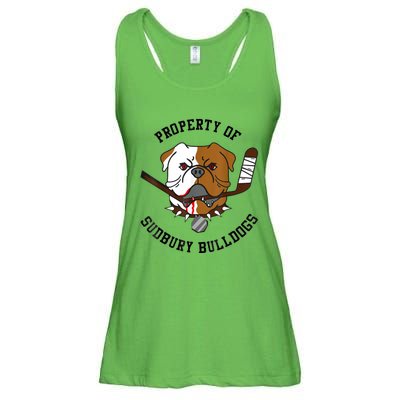 Property Of Sudbury Bulldog Funny Ladies Essential Flowy Tank