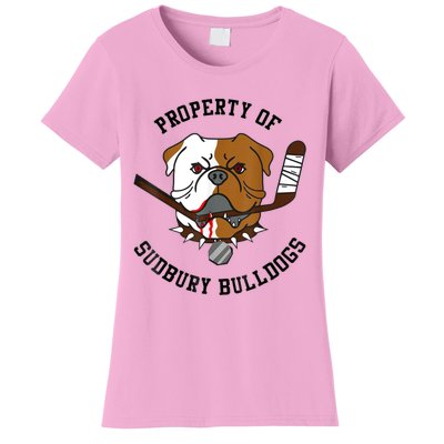 Property Of Sudbury Bulldog Funny Women's T-Shirt