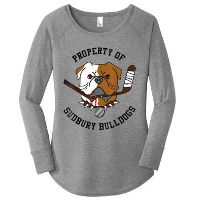 Property Of Sudbury Bulldog Funny Women's Perfect Tri Tunic Long Sleeve Shirt