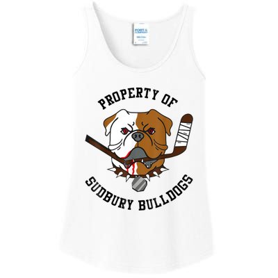 Property Of Sudbury Bulldog Funny Ladies Essential Tank