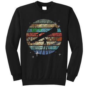 Planets Of Solar System Telescope Astronomy Science Fan Sweatshirt