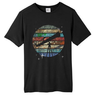 Planets Of Solar System Telescope Astronomy Science Fan Tall Fusion ChromaSoft Performance T-Shirt