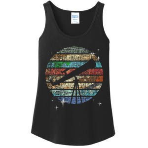 Planets Of Solar System Telescope Astronomy Science Fan Ladies Essential Tank