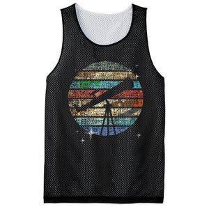 Planets Of Solar System Telescope Astronomy Science Fan Mesh Reversible Basketball Jersey Tank