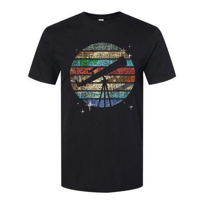 Planets Of Solar System Telescope Astronomy Science Fan Softstyle® CVC T-Shirt