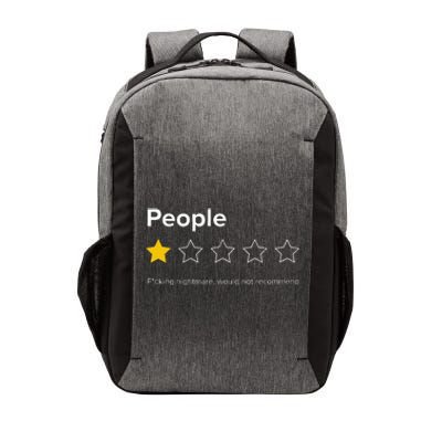 People One Star Fucking Nightmare Would Not Recommend Vector Backpack