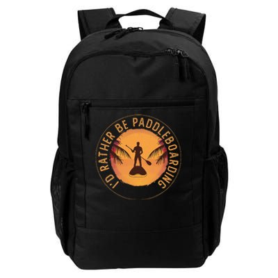 Paddleboarder On Sup Paddle Board For Standup Paddling Daily Commute Backpack