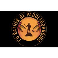 Paddleboarder On Sup Paddle Board For Standup Paddling Bumper Sticker