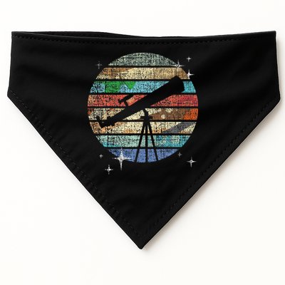 Planets Of Solar System Telescope Astronomy Science Fan USA-Made Doggie Bandana