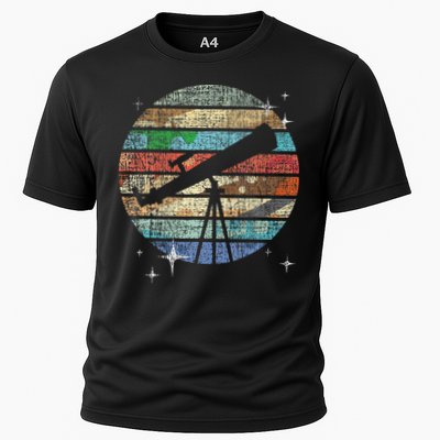 Planets Of Solar System Telescope Astronomy Science Fan Performance Shirt
