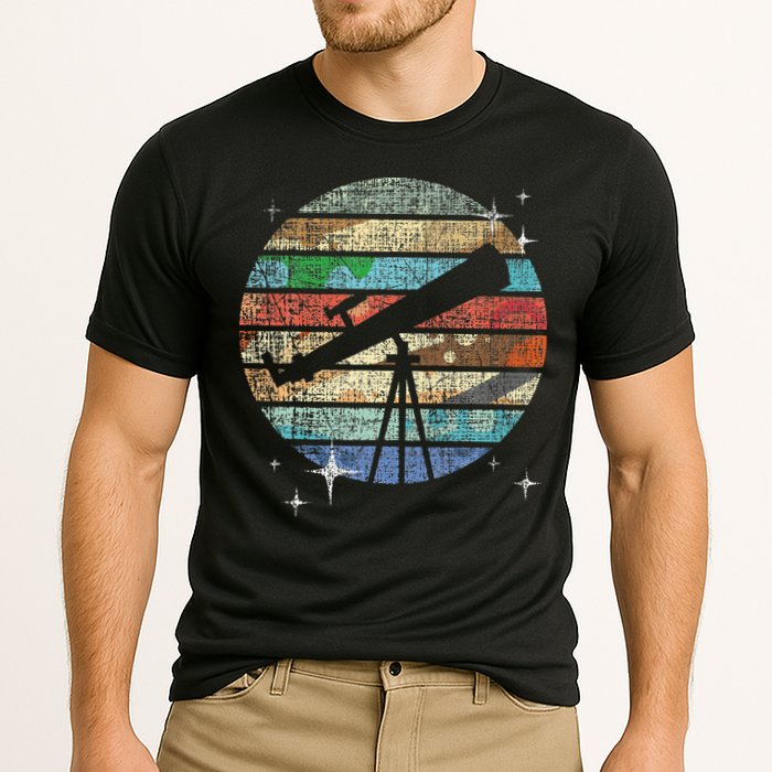 Planets Of Solar System Telescope Astronomy Science Fan Performance Shirt