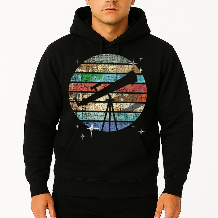 Planets Of Solar System Telescope Astronomy Science Fan Hoodie