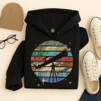 Planets Of Solar System Telescope Astronomy Science Fan Hoodie