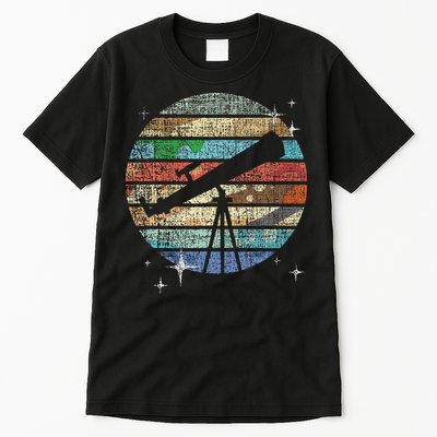 Planets Of Solar System Telescope Astronomy Science Fan Tall T-Shirt