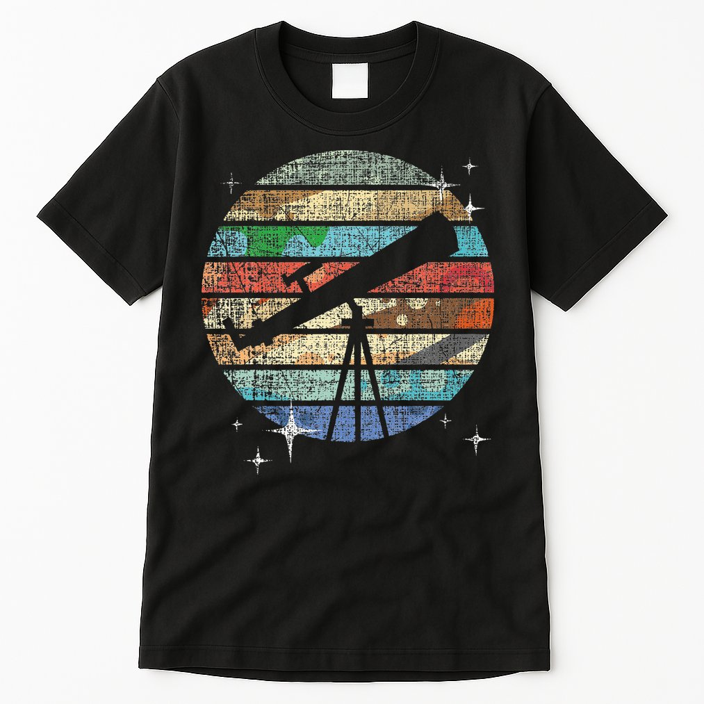 Planets Of Solar System Telescope Astronomy Science Fan Tall T-Shirt