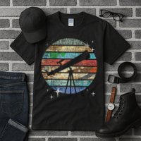 Planets Of Solar System Telescope Astronomy Science Fan Tall T-Shirt