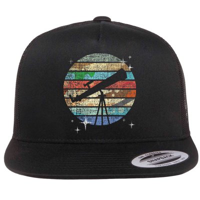 Planets Of Solar System Telescope Astronomy Science Fan Flatbill Hat