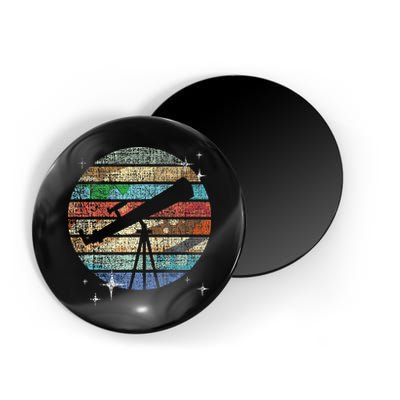 Planets Of Solar System Telescope Astronomy Science Fan Magnet