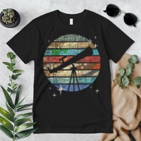 Planets Of Solar System Telescope Astronomy Science Fan Premium T-Shirt