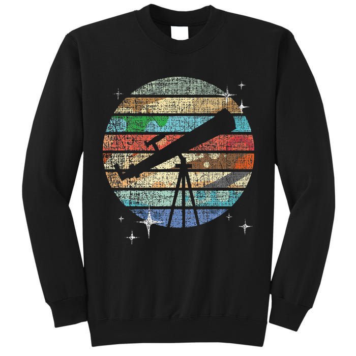 Planets Of Solar System Telescope Astronomy Science Fan Tall Sweatshirt