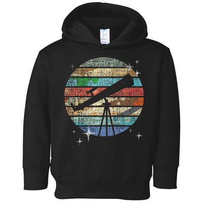 Planets Of Solar System Telescope Astronomy Science Fan Toddler Hoodie