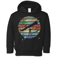 Planets Of Solar System Telescope Astronomy Science Fan Toddler Hoodie