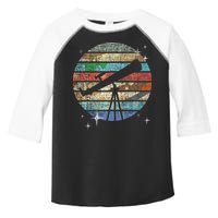Planets Of Solar System Telescope Astronomy Science Fan Toddler Fine Jersey T-Shirt