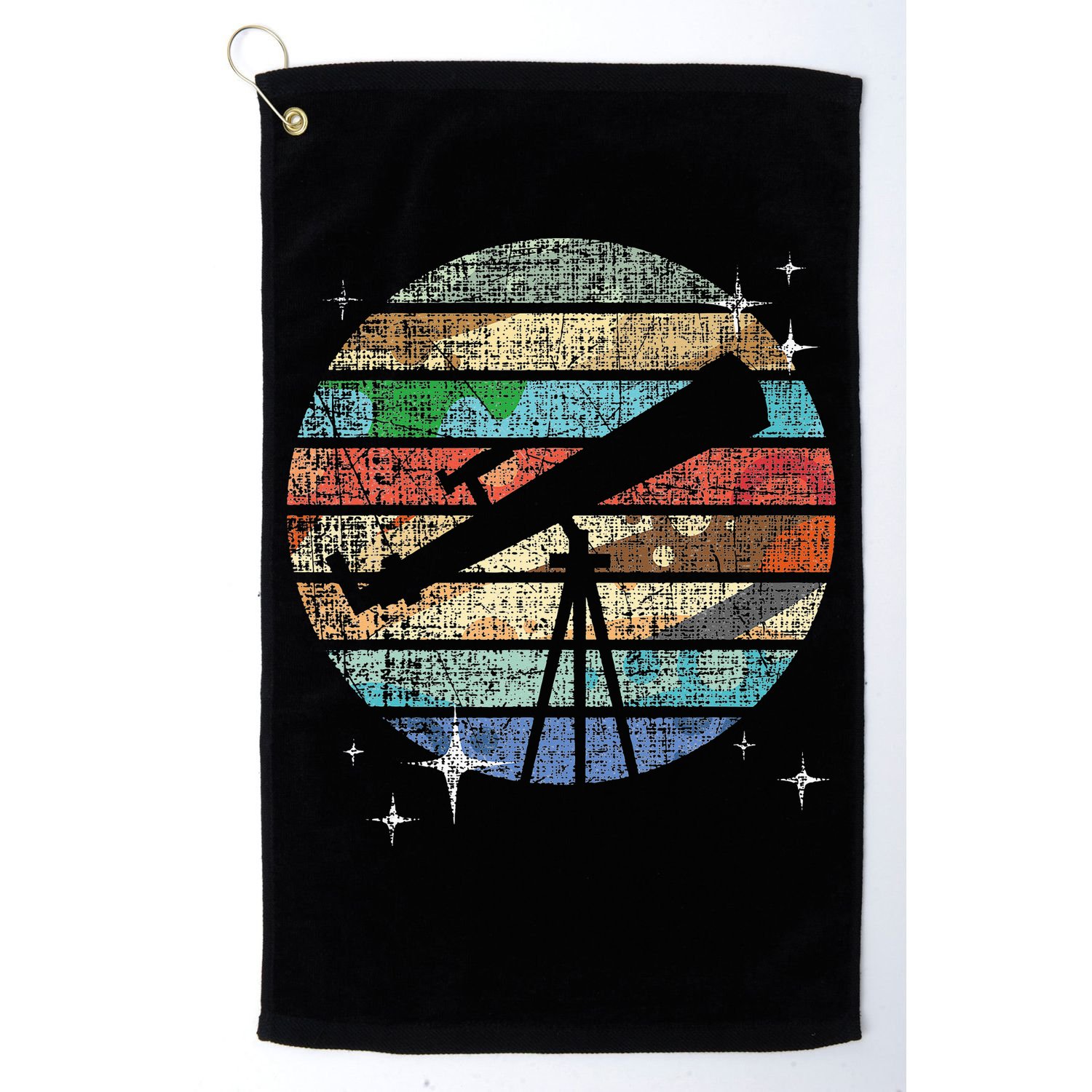 Planets Of Solar System Telescope Astronomy Science Fan Golf Towel