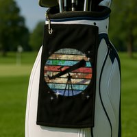 Planets Of Solar System Telescope Astronomy Science Fan Golf Towel
