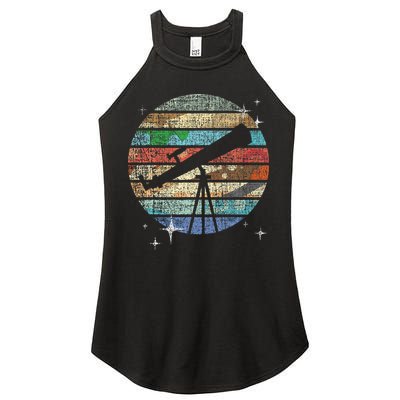 Planets Of Solar System Telescope Astronomy Science Fan Women's Perfect Tri Rocker Tank