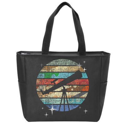 Planets Of Solar System Telescope Astronomy Science Fan Zip Tote Bag