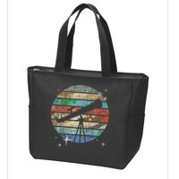 Planets Of Solar System Telescope Astronomy Science Fan Zip Tote Bag