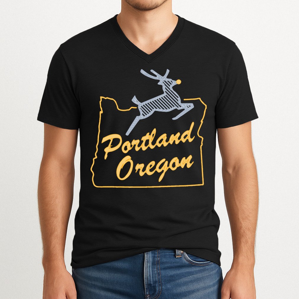 Portland Oregon Swea V-Neck T-Shirt