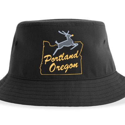 Portland Oregon Swea Sustainable Bucket Hat