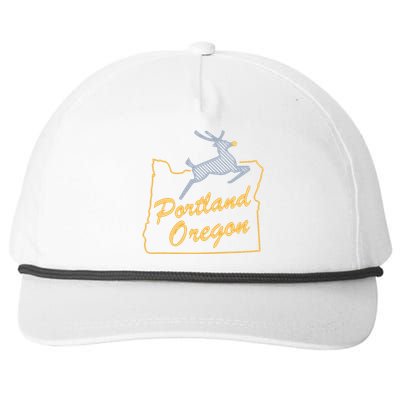 Portland Oregon Swea Snapback Five-Panel Rope Hat