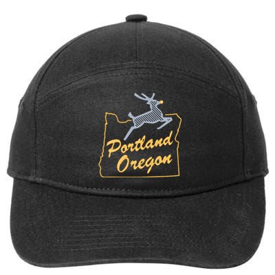 Portland Oregon Swea 7-Panel Snapback Hat