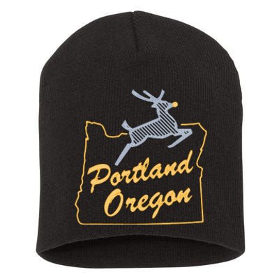 Portland Oregon Swea Short Acrylic Beanie