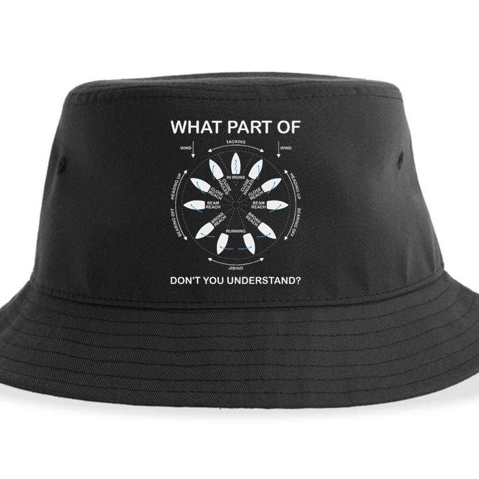 Points Of Sail Manoeuvre Sailing Ship Sailor Sustainable Bucket Hat