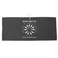 Points Of Sail Manoeuvre Sailing Ship Sailor Large Microfiber Waffle Golf Towel