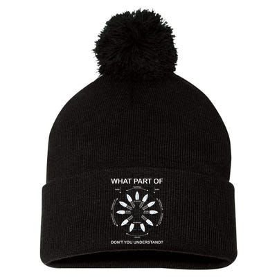 Points Of Sail Manoeuvre Sailing Ship Sailor Pom Pom 12in Knit Beanie