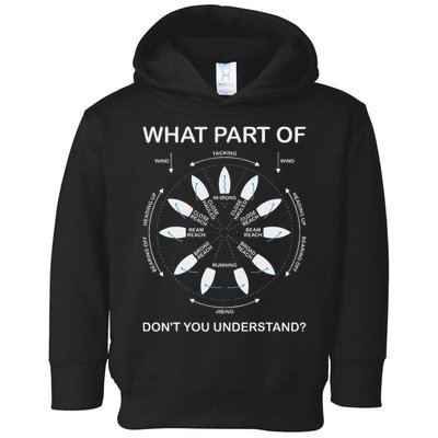 Points Of Sail Manoeuvre Sailing Ship Sailor Toddler Hoodie
