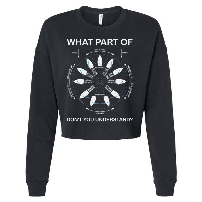 Points Of Sail Manoeuvre Sailing Ship Sailor Cropped Pullover Crew