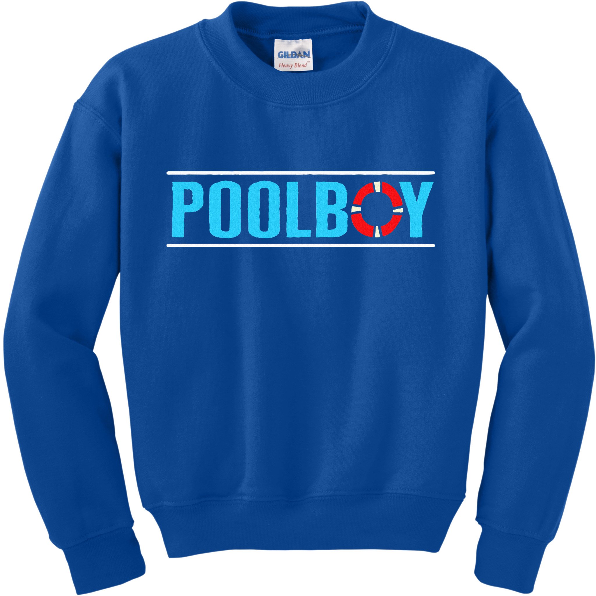 Poolboy Outdoor Swimming Pool Kids Sweatshirt