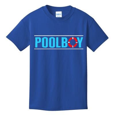 Poolboy Outdoor Swimming Pool Kids T-Shirt