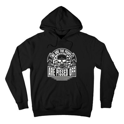 Pissed Off Skull Art Hoodie