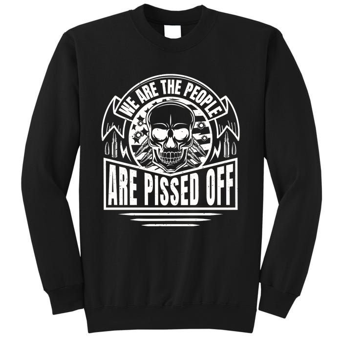 Pissed Off Skull Art Sweatshirt